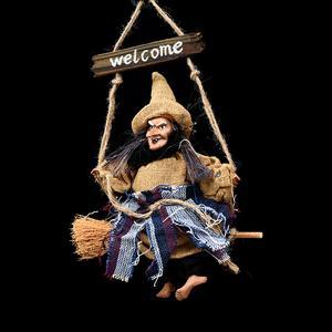 Halloween Hanging Witch Props