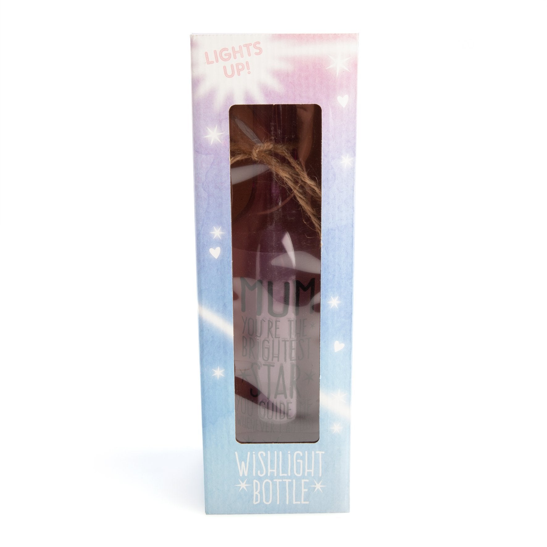 "MUM YOU'RE THE BRIGHTEST STAR" LED WISHING BOTTLE