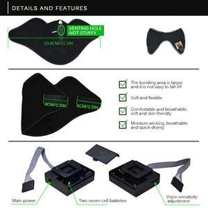 Flashing LED Halloween Party Face Mask