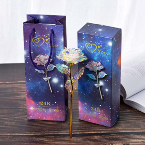 Crystal Galaxy Rose
