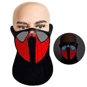 Flashing LED Halloween Party Face Mask