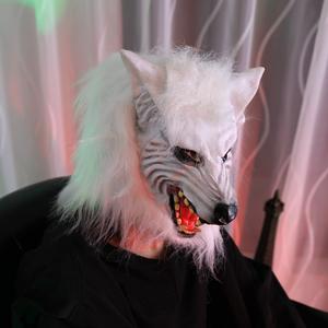 Halloween costume party props full set of wolf head wigs
