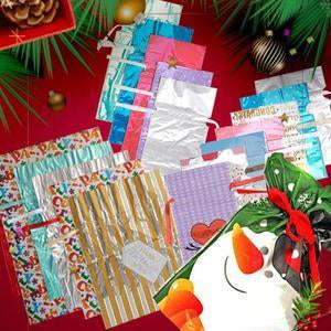 Drawstring Christmas Gift Bags(15 Sets)