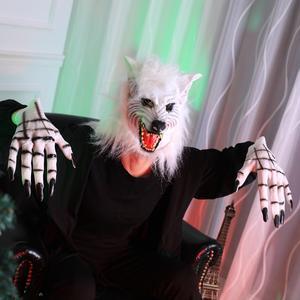 Halloween costume party props full set of wolf head wigs