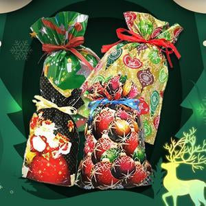 Drawstring Christmas Gift Bags(15 Sets)