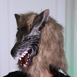 Halloween costume party props full set of wolf head wigs