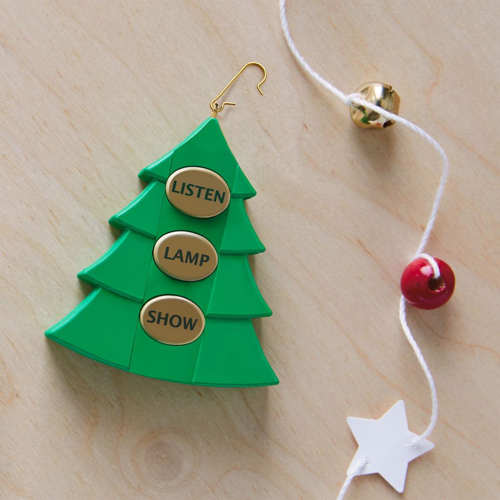 Sound-A-Light Musical Flocked Christmas Tree With Lights, 4'