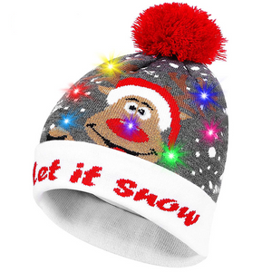 50%OFF＆BUY 2 FREE SHIPPING--Pompom Led Hats For Men Girls and Children