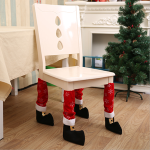 Christmas chair feet Non-slip cover