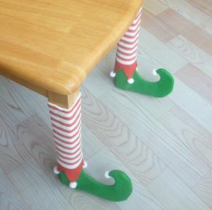 Christmas chair feet Non-slip cover