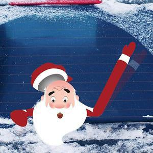 Christmas car rear window wiper sticker