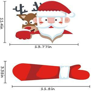 Christmas car rear window wiper sticker