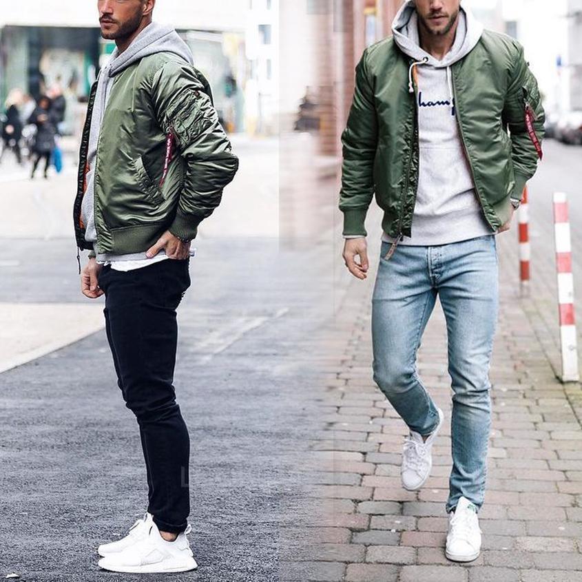 Leisure Motion Standing Collar Warm Cotton Jacket