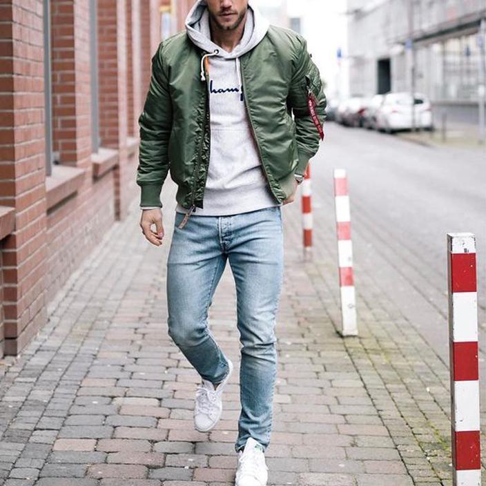 Leisure Motion Standing Collar Warm Cotton Jacket