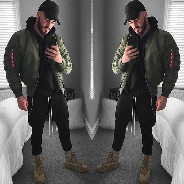 Leisure Motion Standing Collar Warm Cotton Jacket