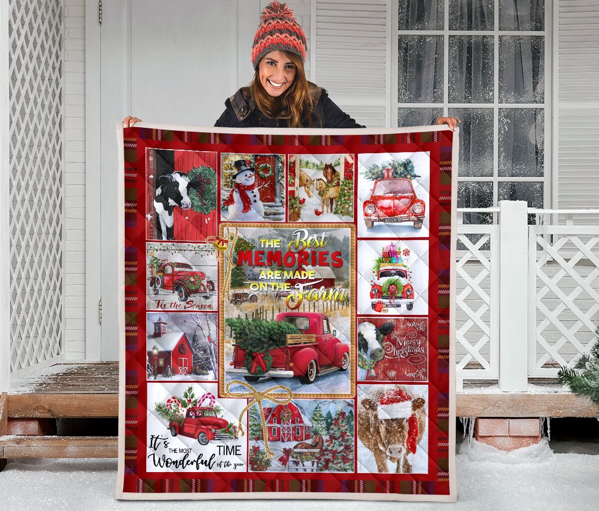 QUILT - FARMING XMAS - THE BEST MEMORIES ARE MADE ON FARM