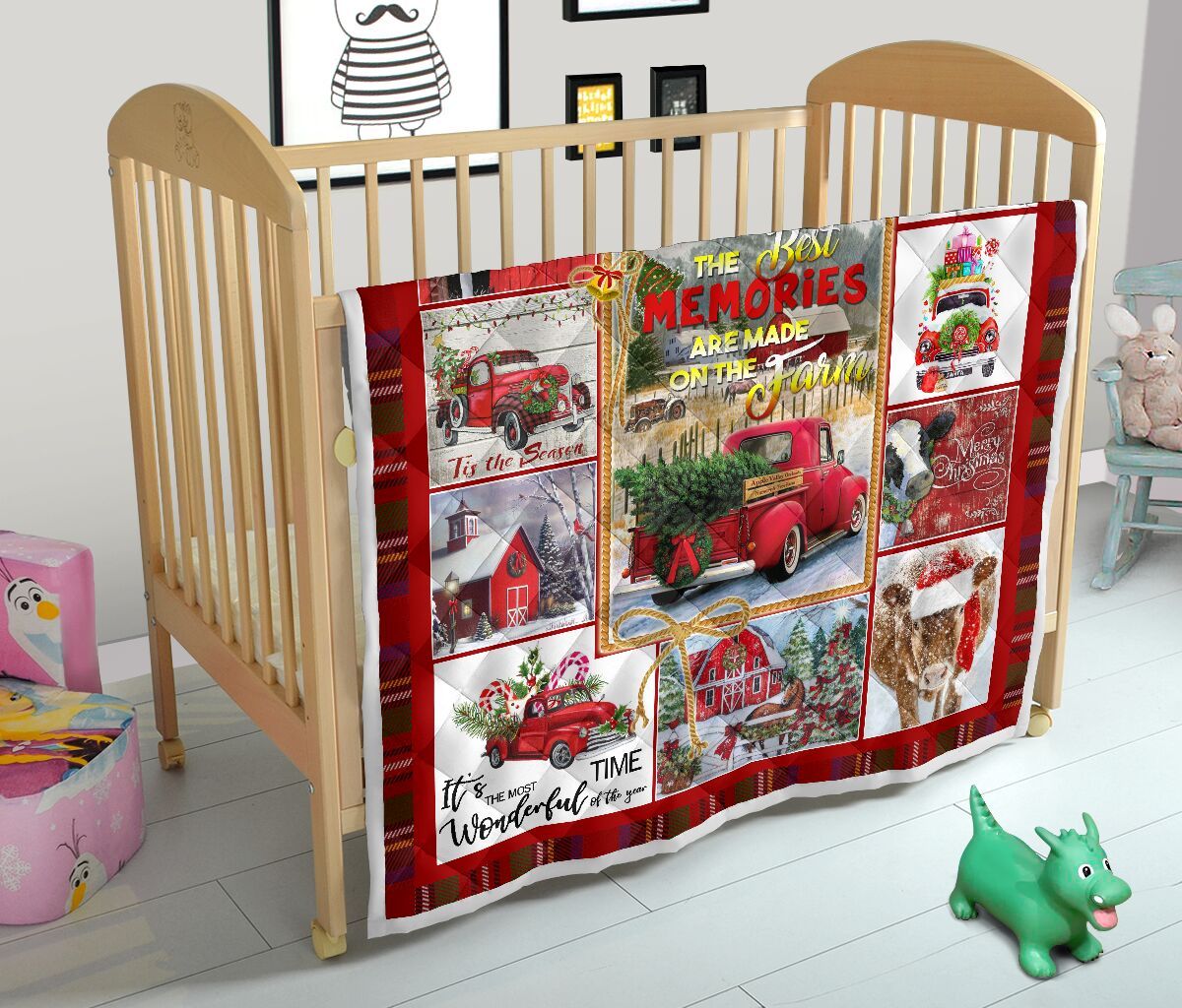 QUILT - FARMING XMAS - THE BEST MEMORIES ARE MADE ON FARM